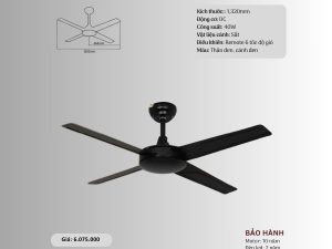 Quạt trần 4 cánh kim loại HS-QT54V