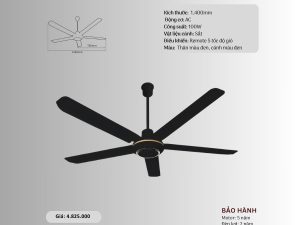 Quạt trần 5 cánh kim loại HS-QT55D