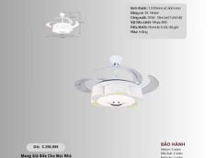 Quạt trần nhựa HS-QViFa-30